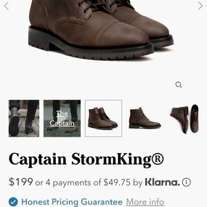Thursday Boot Co Captain StormKing